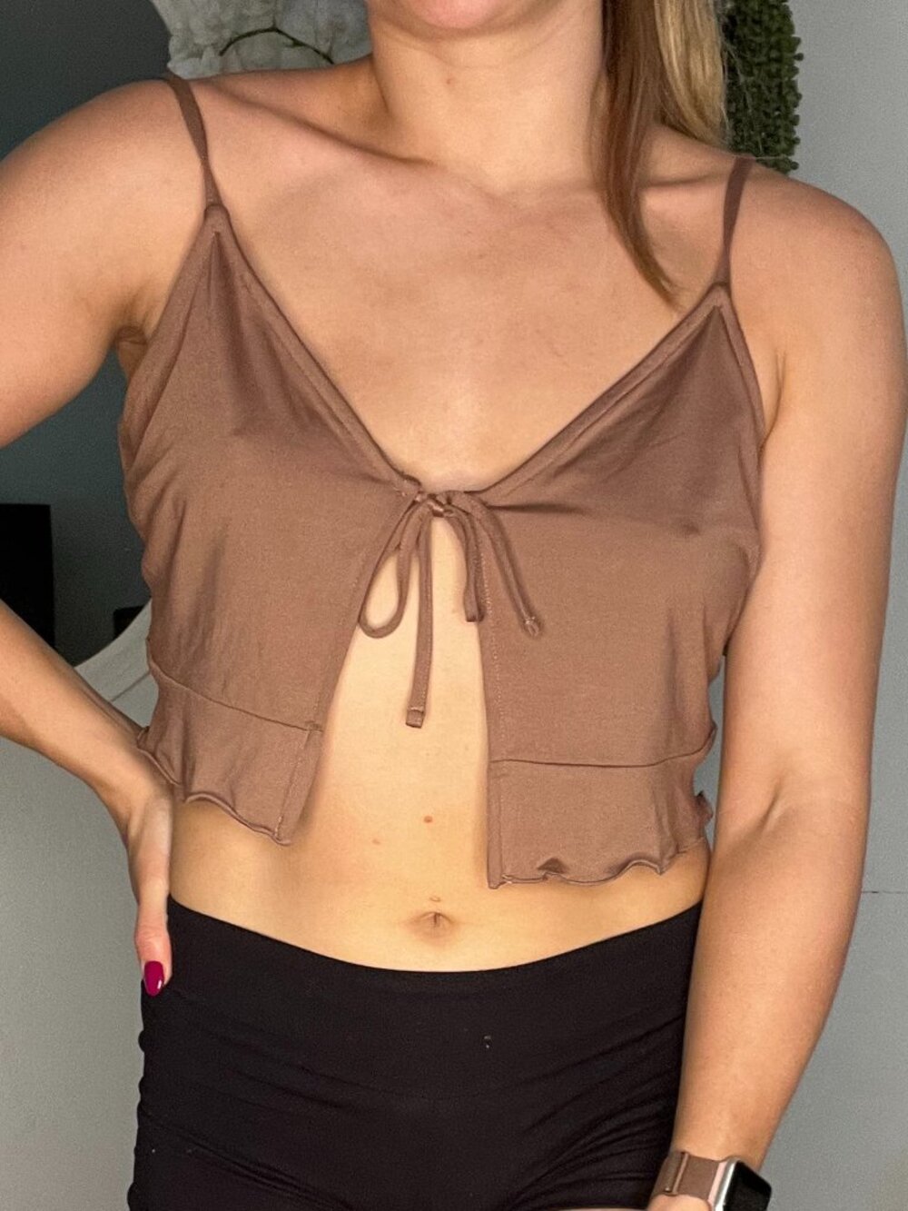 sexy brown crop